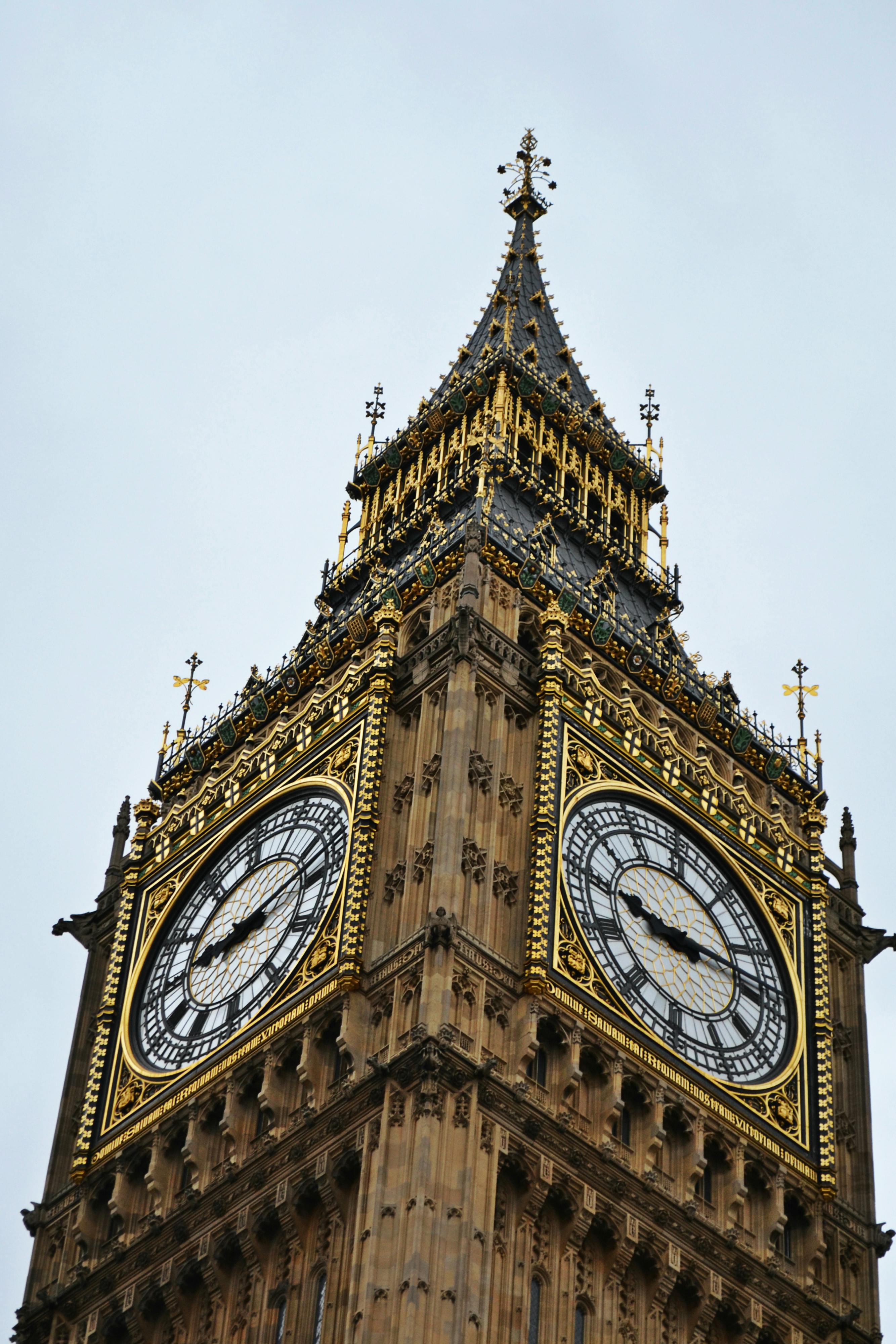 Free stock photo of Big Ben London, Palace of Westminster, the clock tower