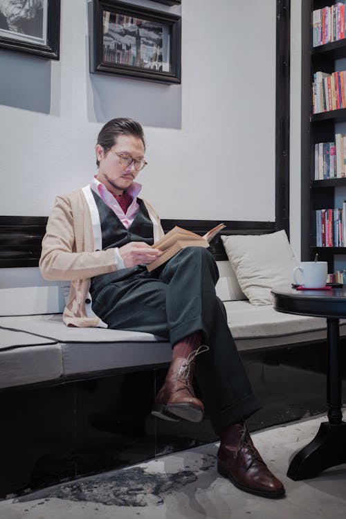 Man Reading a Book 