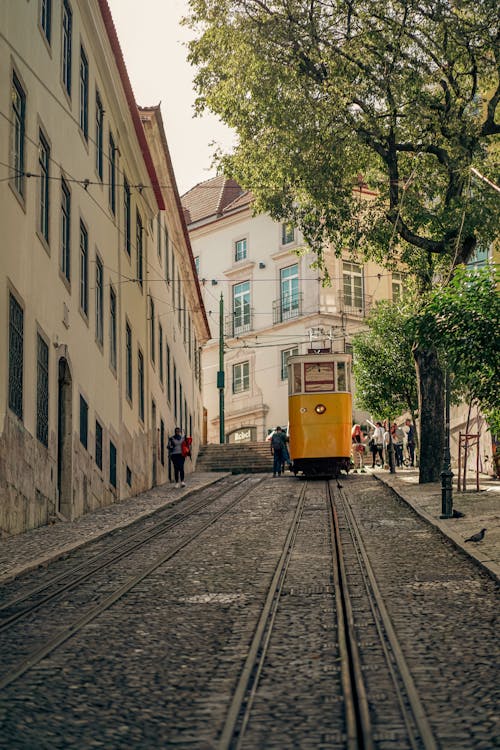 A Tram in a City 