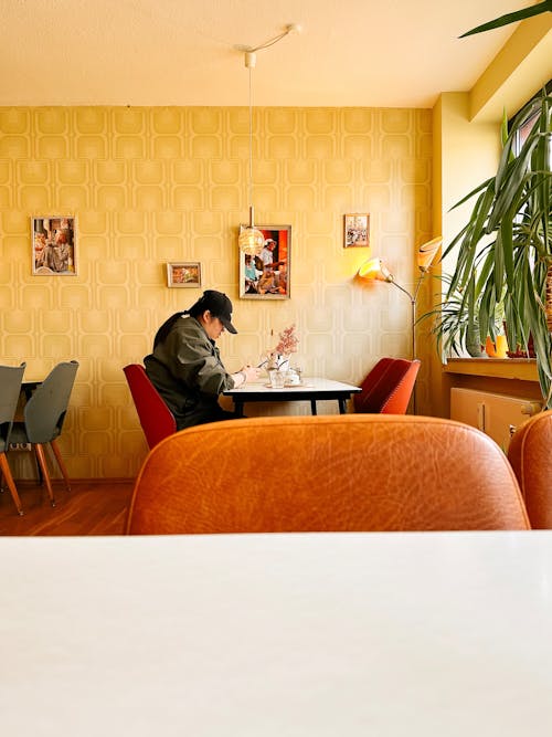 Imagine de stoc gratuită din cafenea, fotografiere verticală, interior