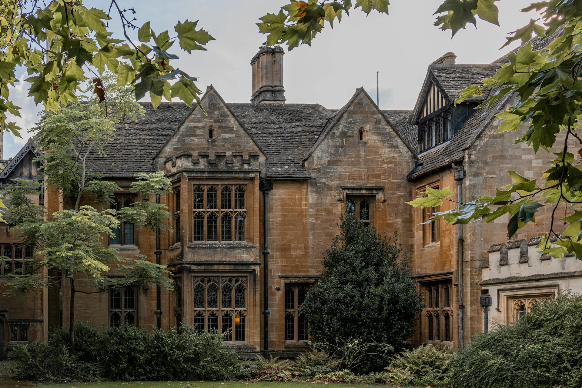 Vue d'un ancien manoir