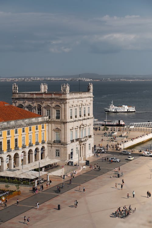 Aerial View of the Museum of Lisbon in Portugal 