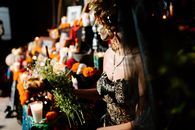 A woman dressed as La Catrina attends Day of the Dead festivities in Guadalajara, Mexico.