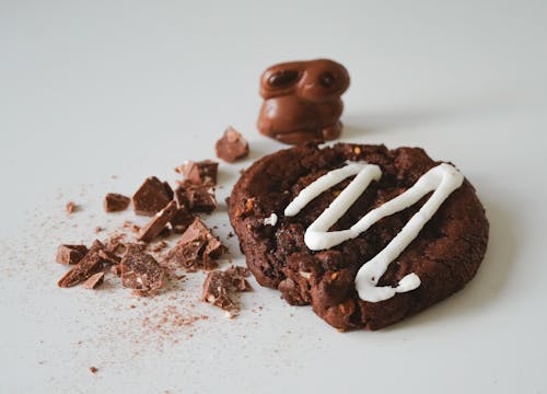 Gratis stockfoto met chocolade, cookie, detailopname