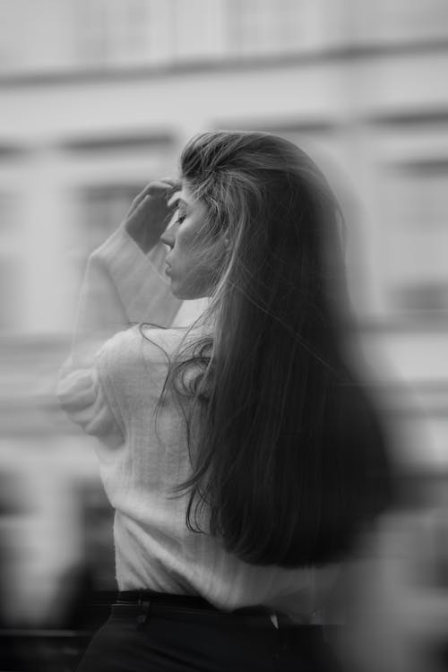 Long-haired Young Woman