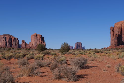 Landscape of the Monument Valley, Navajo Tribal Park, Arizona and Utah Border, USA