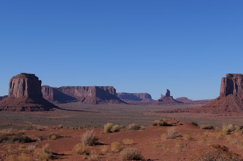 Landscape of the Monument Valley, Navajo Tribal Park, Arizona and Utah Border, USA