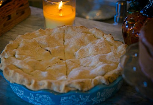 Foto profissional grátis de Ação de Graças, caseiro, torta de maçã