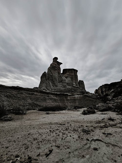 Rock Formations over Beach
