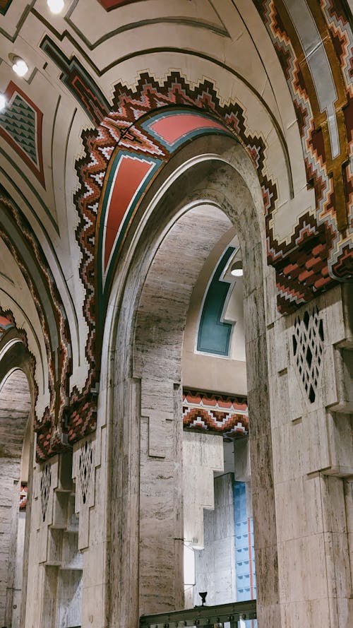 Ornamented Mosaics on Ceiling