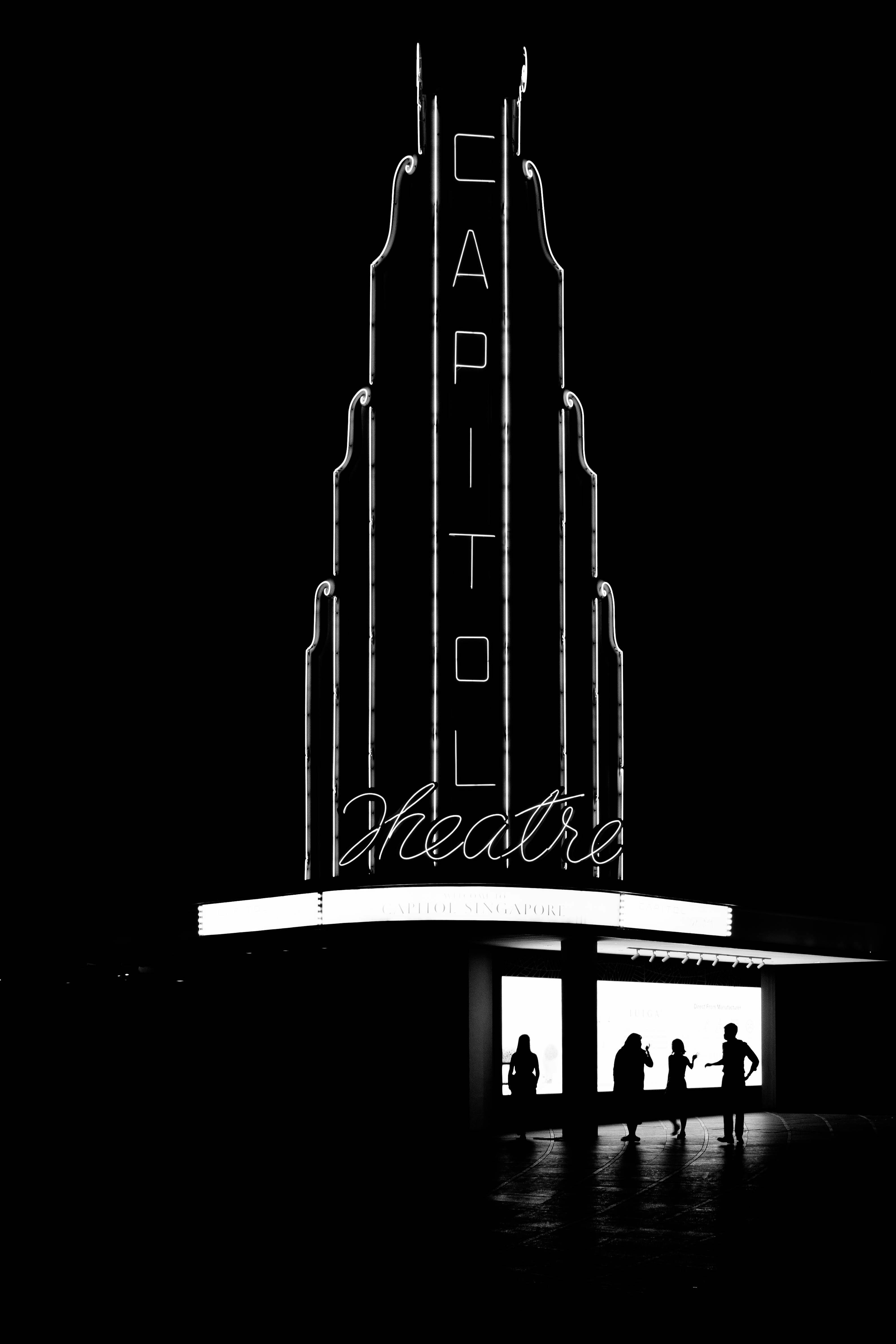 Kostenlos Theater Bei Nacht Stock-Foto