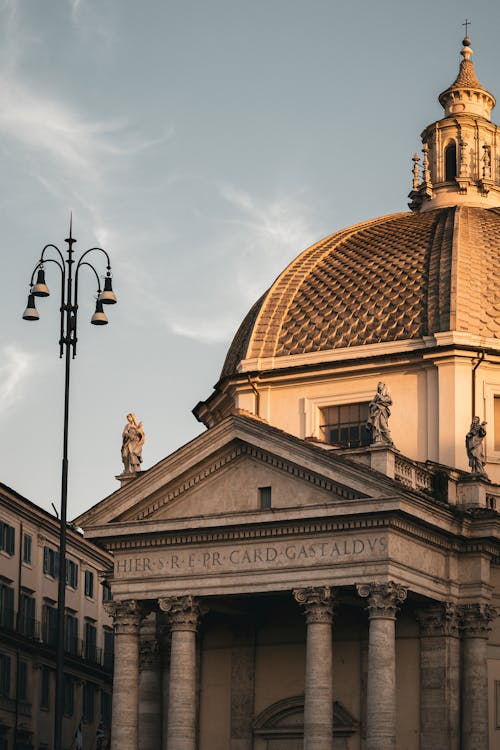 Santa Maria in Montesanto on Piazza del Popolo in Rome