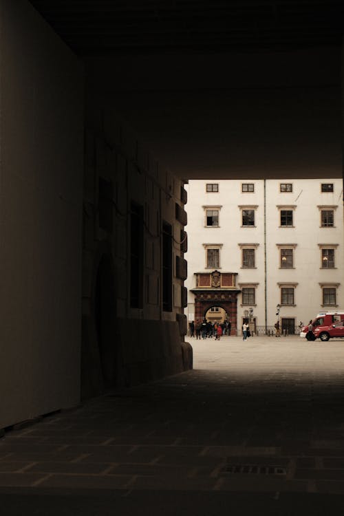 Tunnel Leading toward the Swiss Gate in Vienna