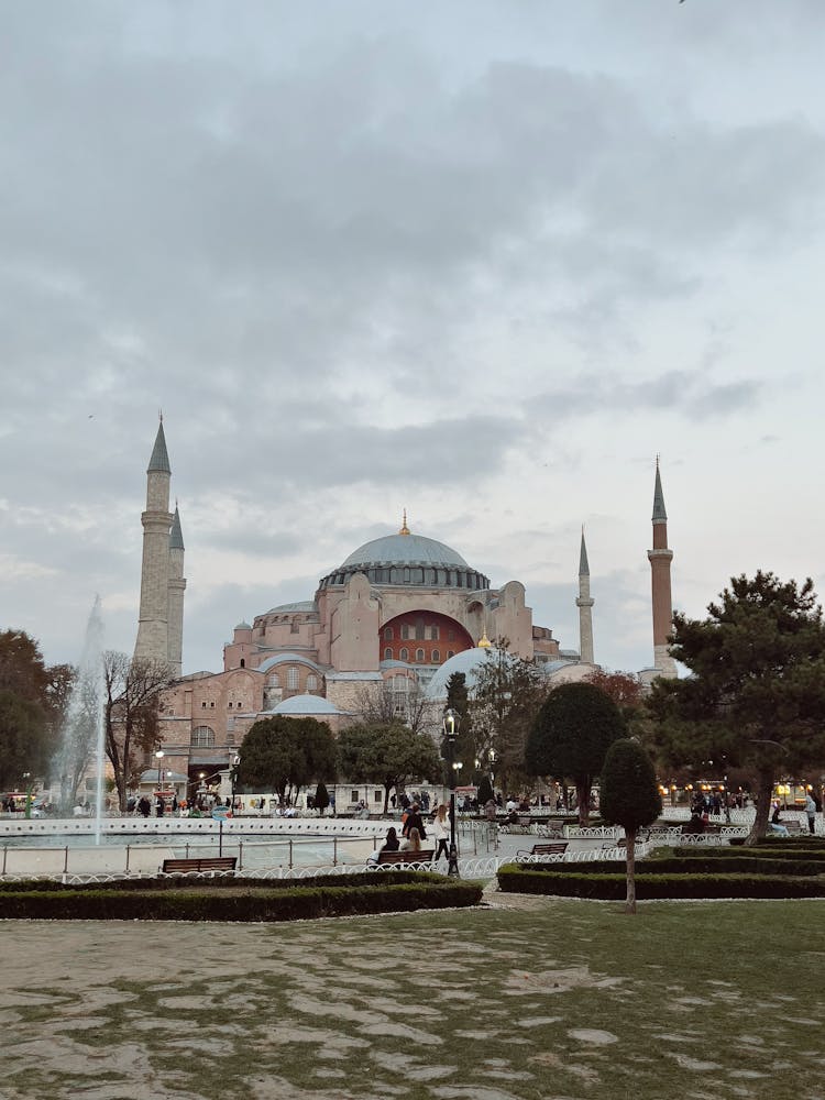 Hagia Sophia Seen From Sultan Ahmet Park