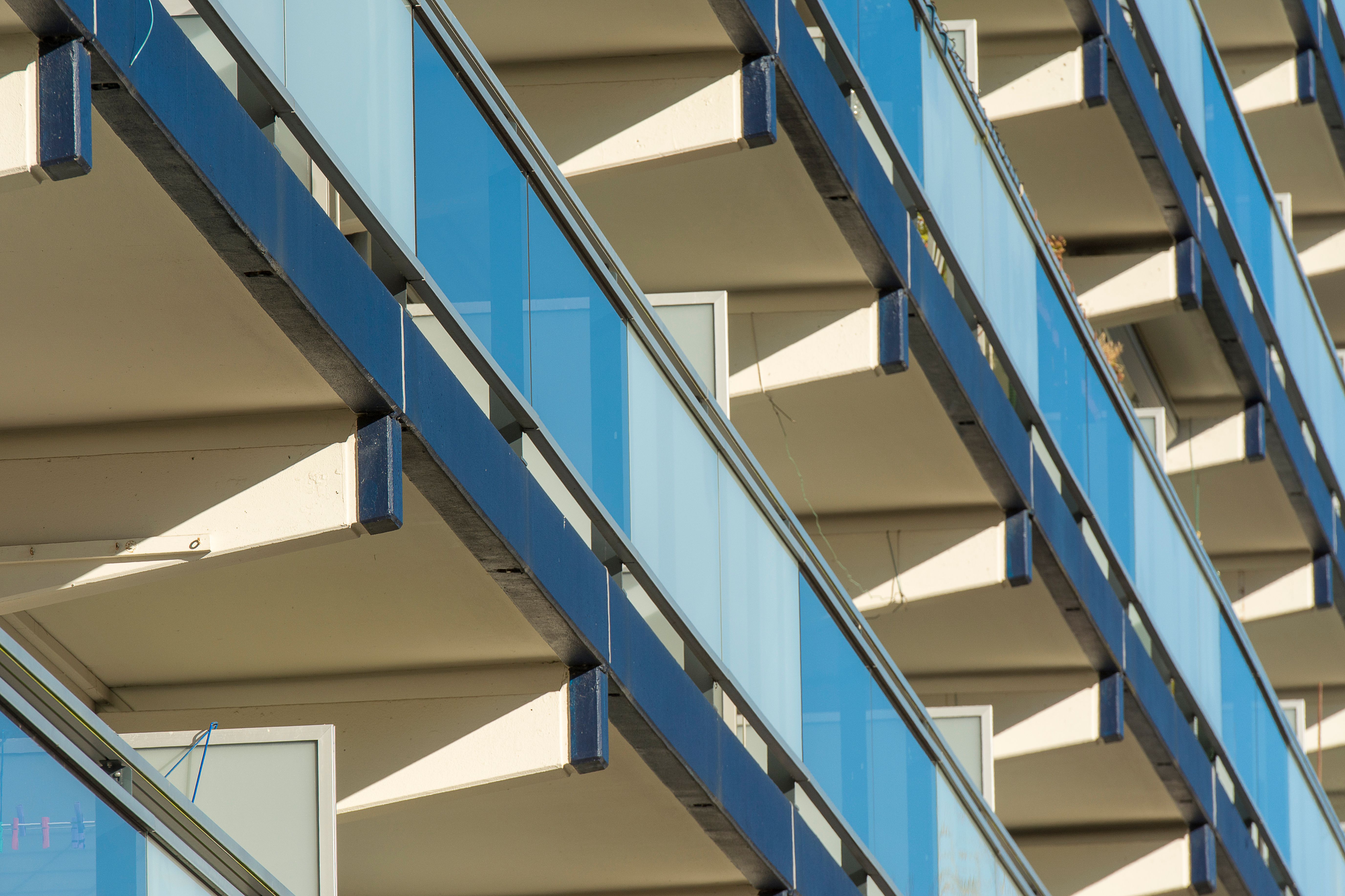 Balconies of a Toronto condo tower, the weakest segment of the GTA housing market in 2026