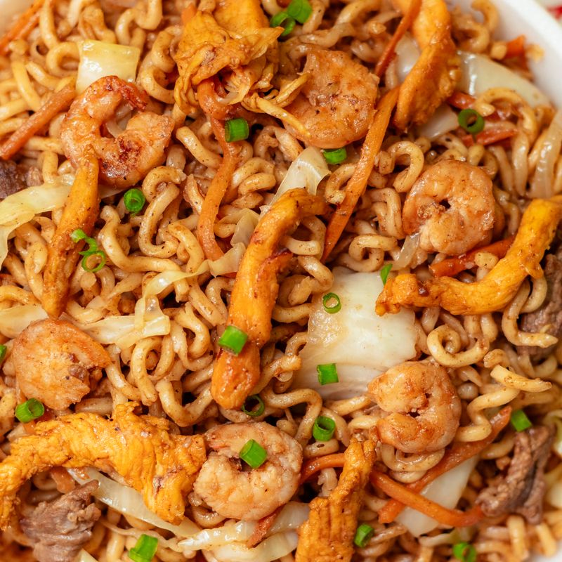 Yakisoba with Pork and Cabbage