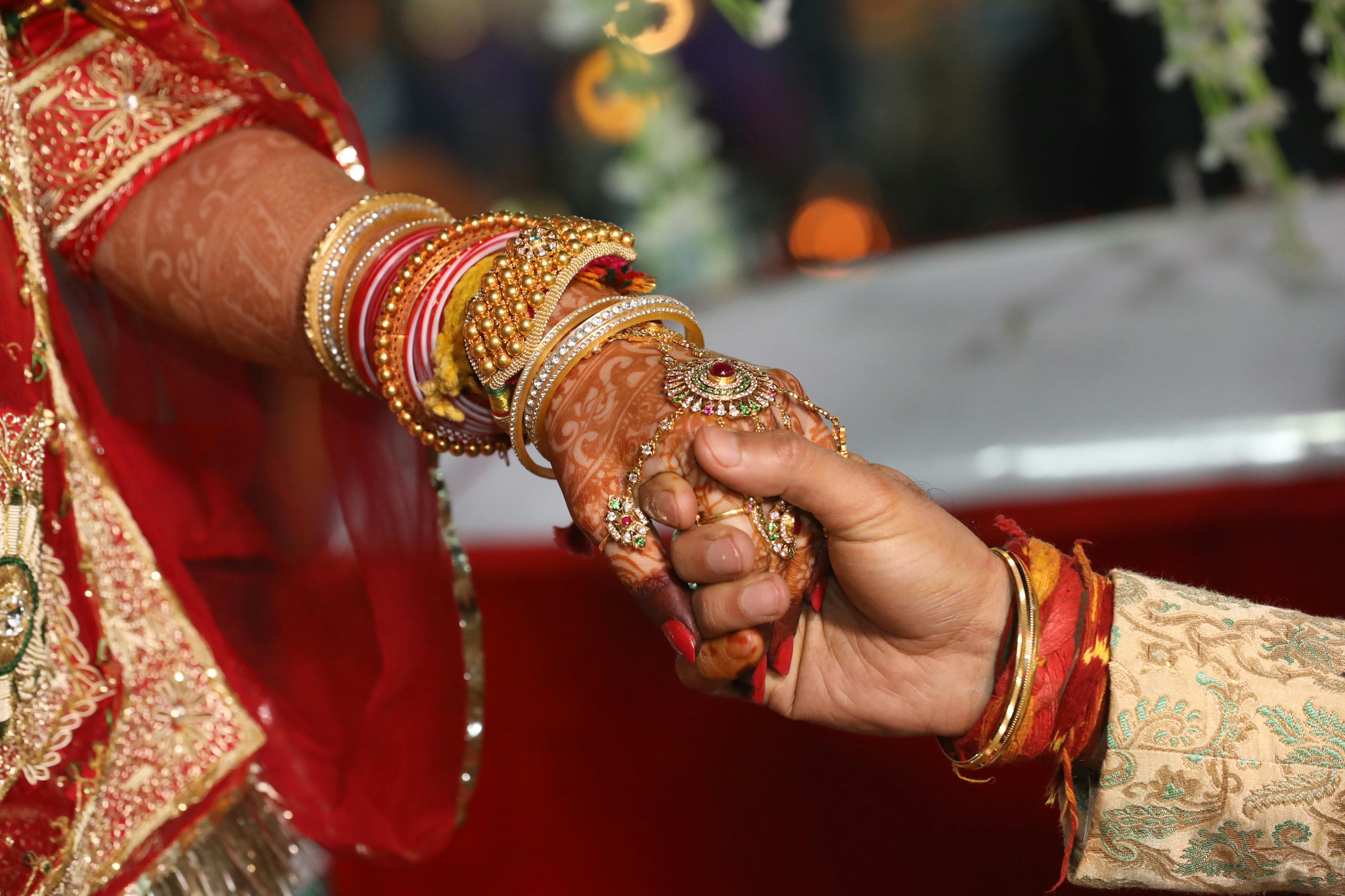 4kの壁紙 インドの結婚式 ウェディングアクセサリーの無料の写真素材