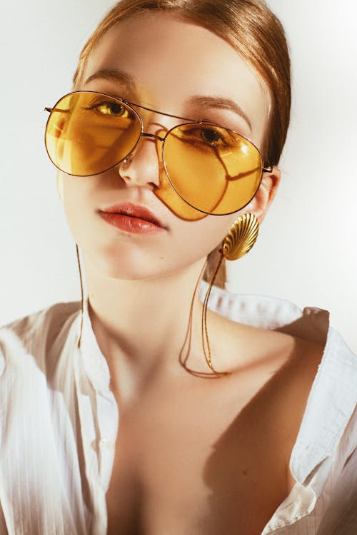 Woman Wearing Sunglasses