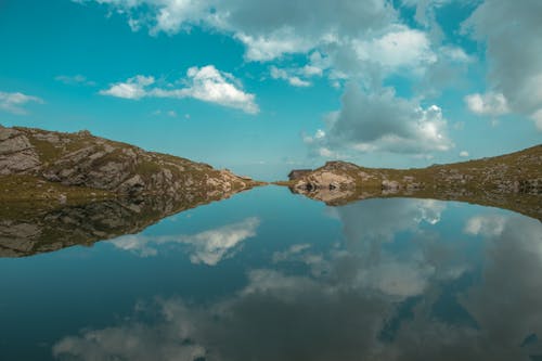 Kostenloses Stock Foto zu himmel, landschaft, reflektierung