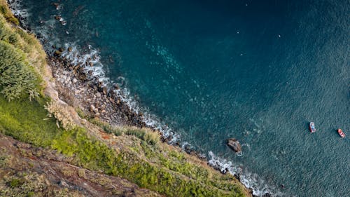 Безкоштовне стокове фото на тему «Аерофотозйомка, берег, вид зверху»