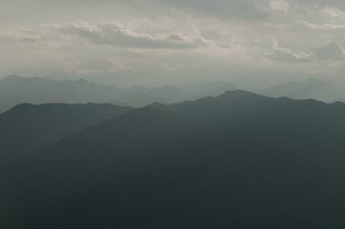 Mountains at a Foggy Dawn