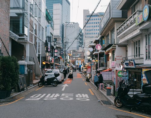 Street in a Downtown Seoul 