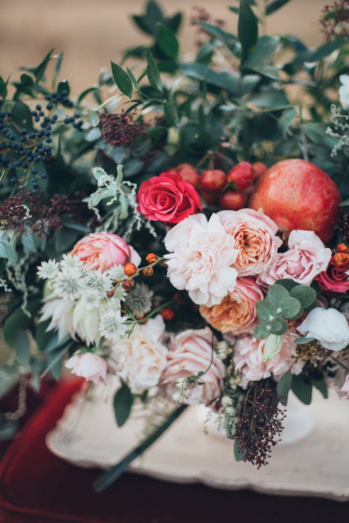 Fotografía En Primer Plano De Flores De Varios Colores