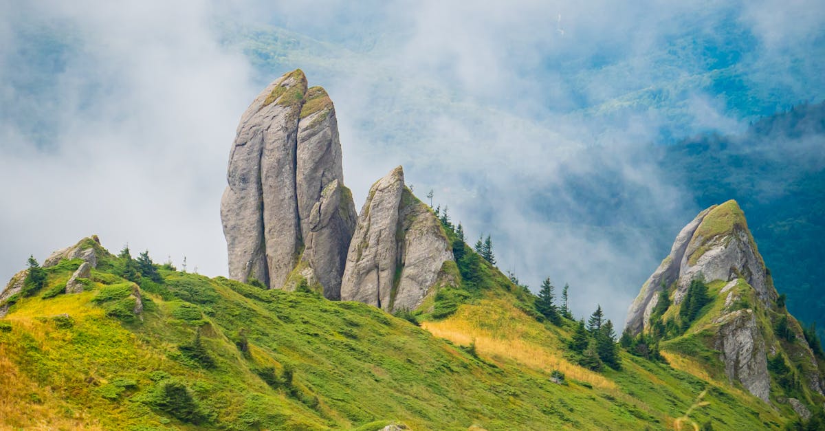 Rocks on a Peak in Ciucas Mountains Romania · Free Stock Photo