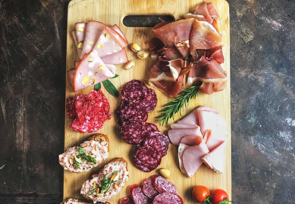 House-made charcuterie and deli board