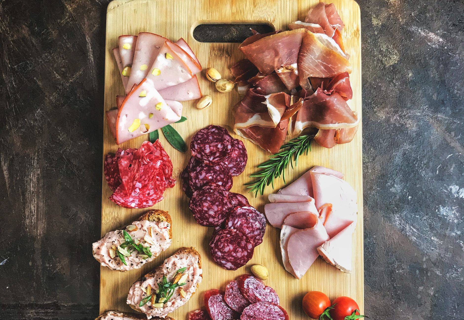 House-made charcuterie and deli board