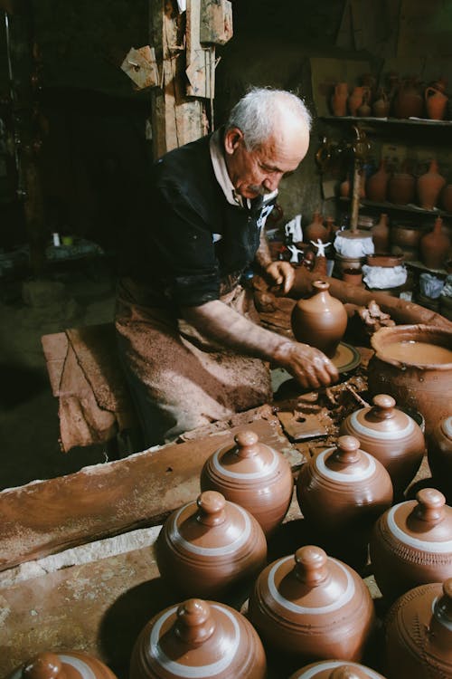 Kostenloses Stock Foto zu handgefertigt, handwerker, keramik