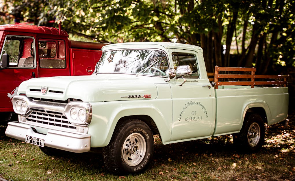 A Vintage Ford F-Series Pick-up Truck · Free Stock Photo