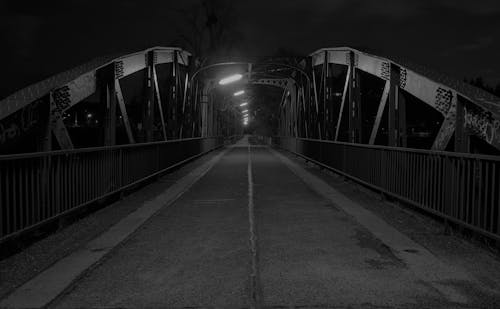 Free stock photo of bridge, night