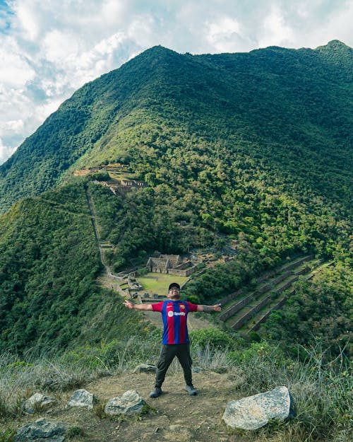 Foto profissional grátis de árvores, aventura, braços abertos