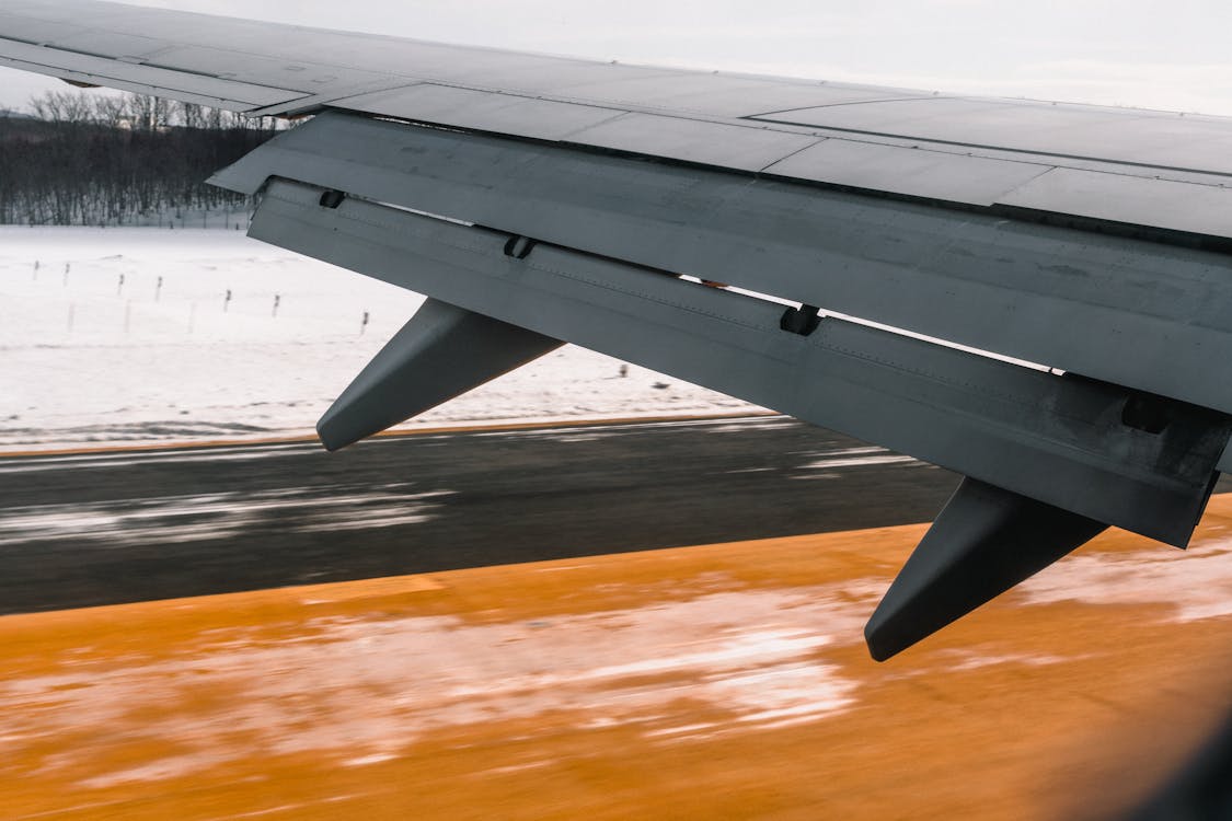 Free Photo of Aircraft Wing Stock Photo
