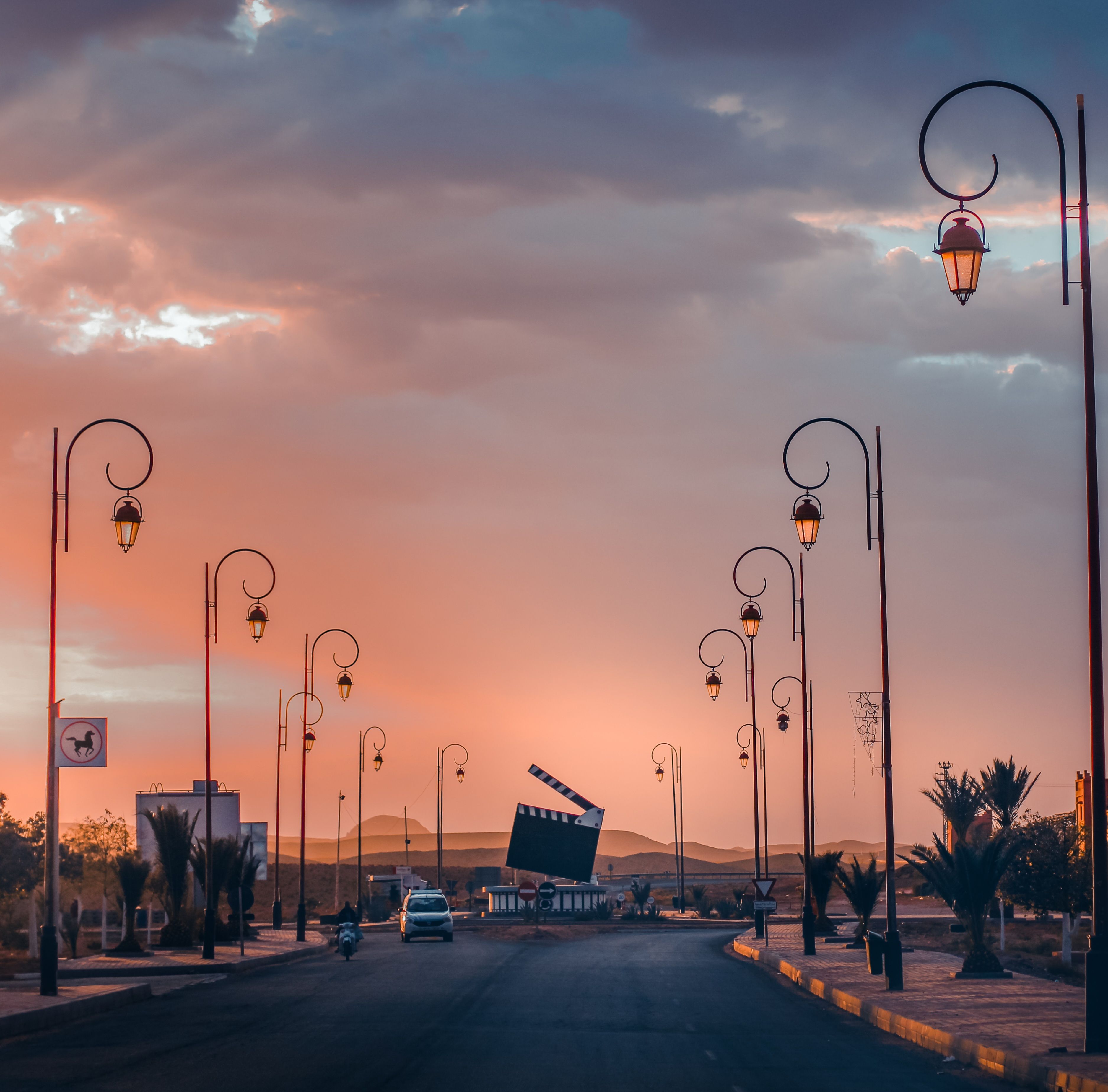Ouarzazate film studio set