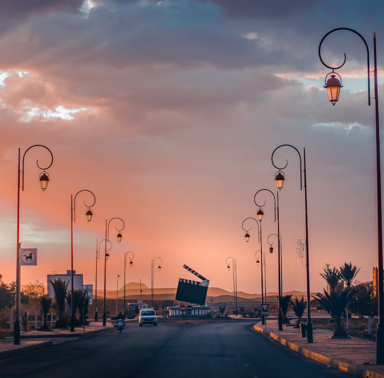 Avenue By Atlas Film Studio In Ouarzazate, Morocco