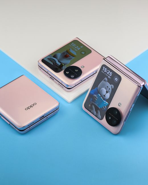 Close-up of a flip phone showing its hinge mechanism