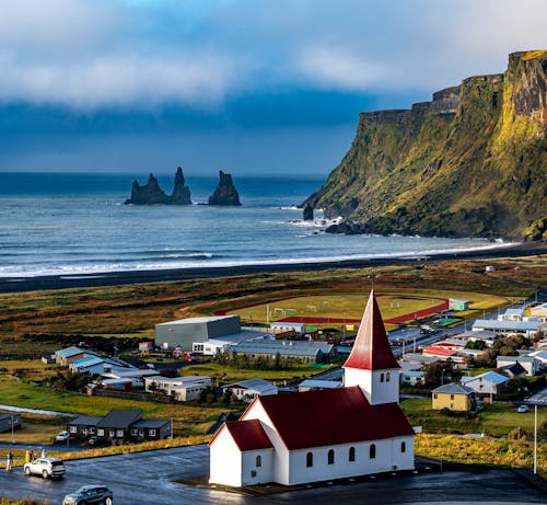 アイスランド, ヴィク, ヴィクル教会の無料の写真素材