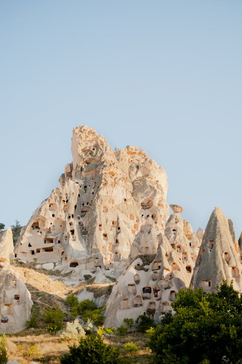 Houses in Rock Formation in Cappadocia