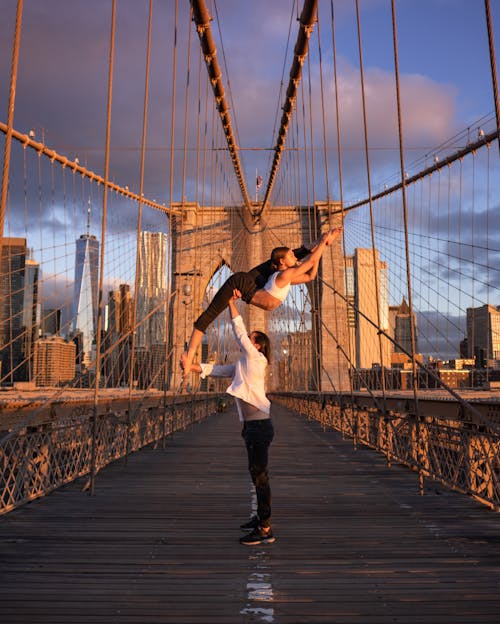 Δωρεάν στοκ φωτογραφιών με brooklyn bridge, άθλημα, αστικός