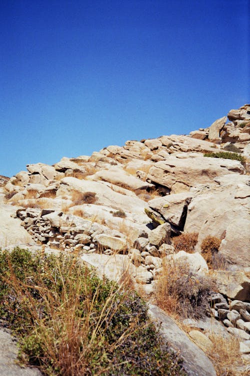 Barren, Sunlit Rocks