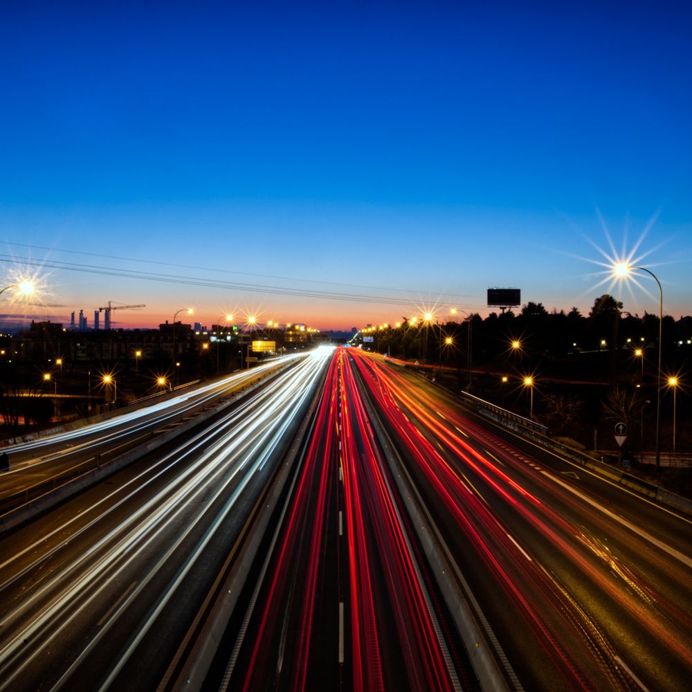 London to Liverpool — removal van on the motorway for a long-distance move