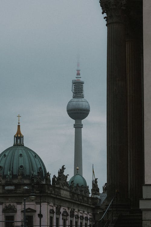 คลังภาพถ่ายฟรี ของ berliner fernsehturm, กรุงเบอร์ลิน, ประเทศเยอรมัน
