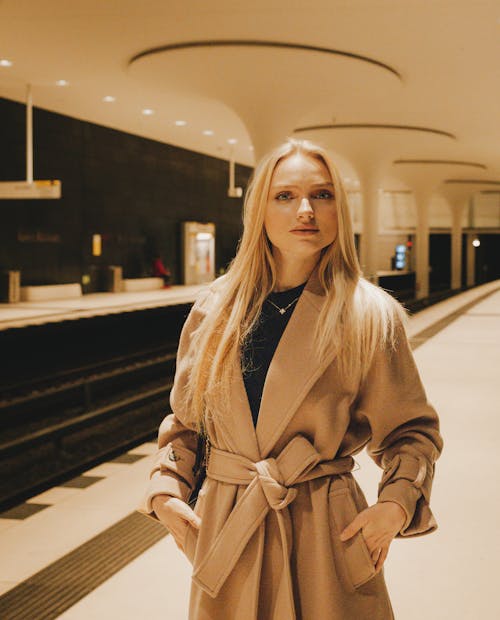 Young Woman in a Wool Coat 