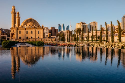 Základová fotografie zdarma na téma ázerbajdžán, baku, budova