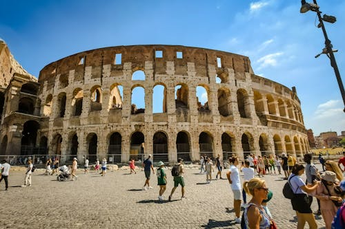 Imagine de stoc gratuită din arhitectura istorică, Coliseum, roma antică