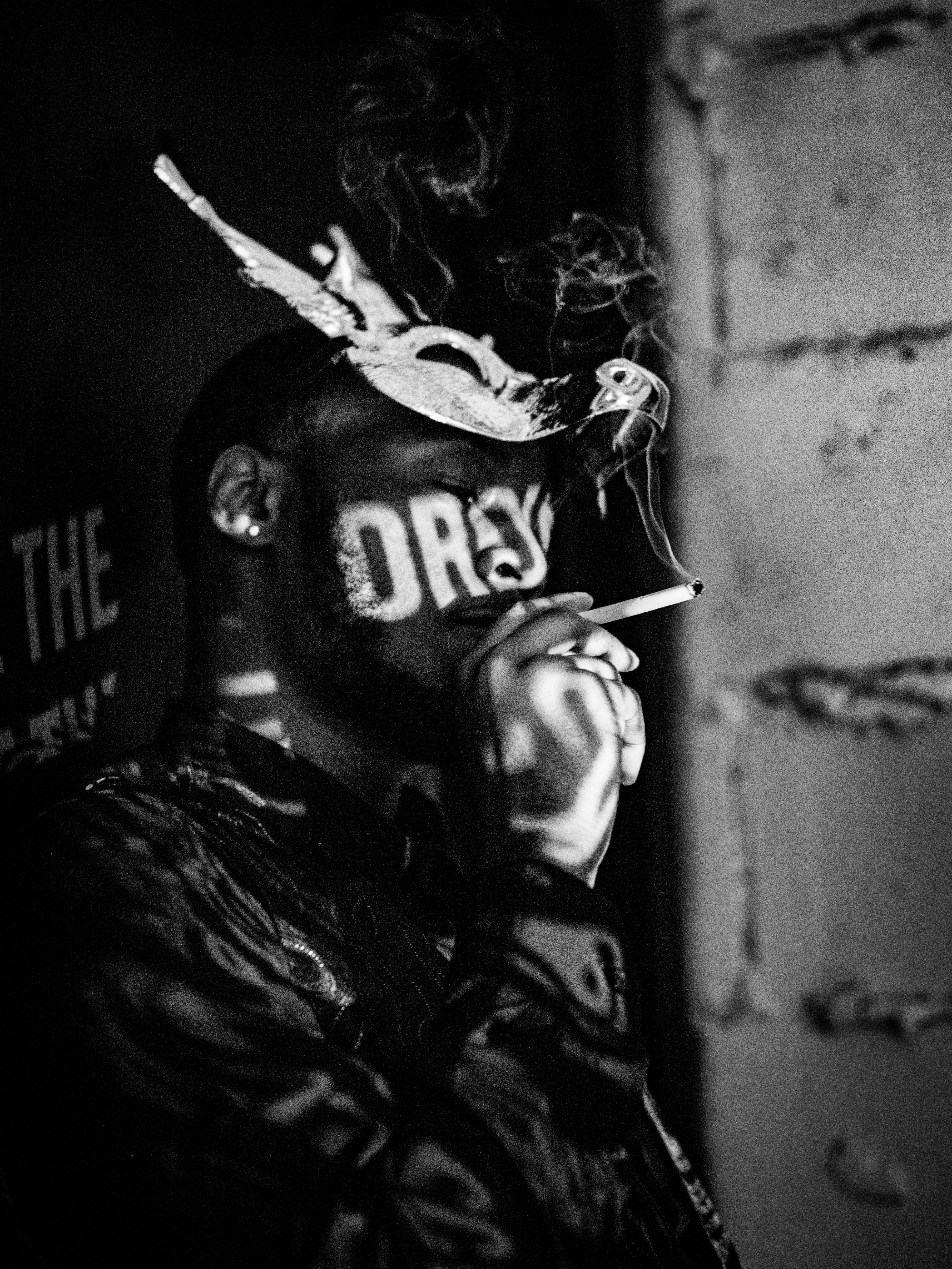 mask cigarette smoke Masked Man Smoking Stock Photo 127612427 Man Wearing a Mask on