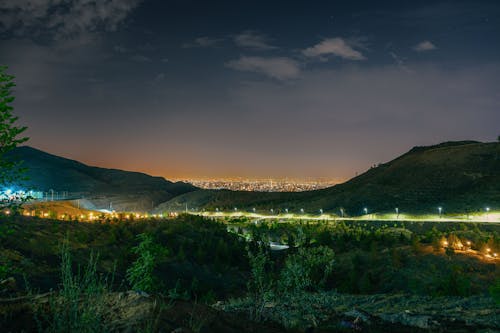 Free stock photo of city, city at night, city background