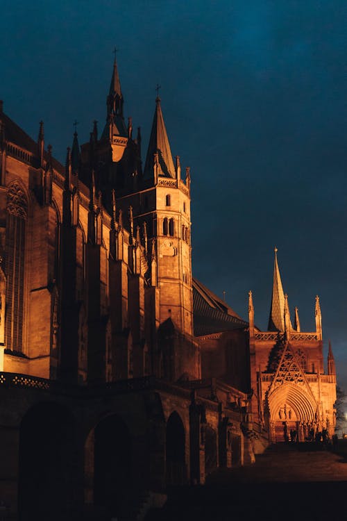 Erfurt Cathedral at Sunset